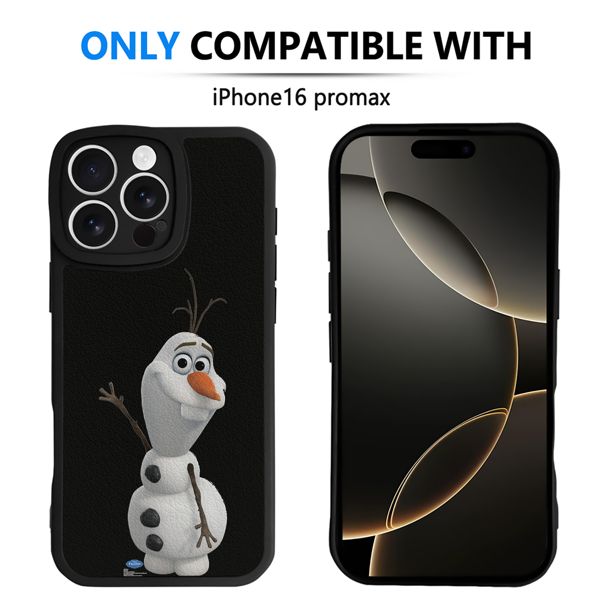 （画像用） アナと雪の女王 アンナ エルサ Frozen Anna Elsa 【iPhone 16シリーズ対応】シリコンスマホケース（レザー調） 材質：シリコン